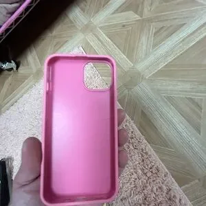 Pink Silicone Phone Case..iPhone 14